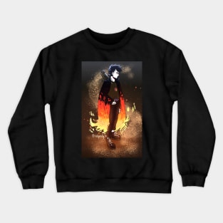 morpheus flame cloak Crewneck Sweatshirt